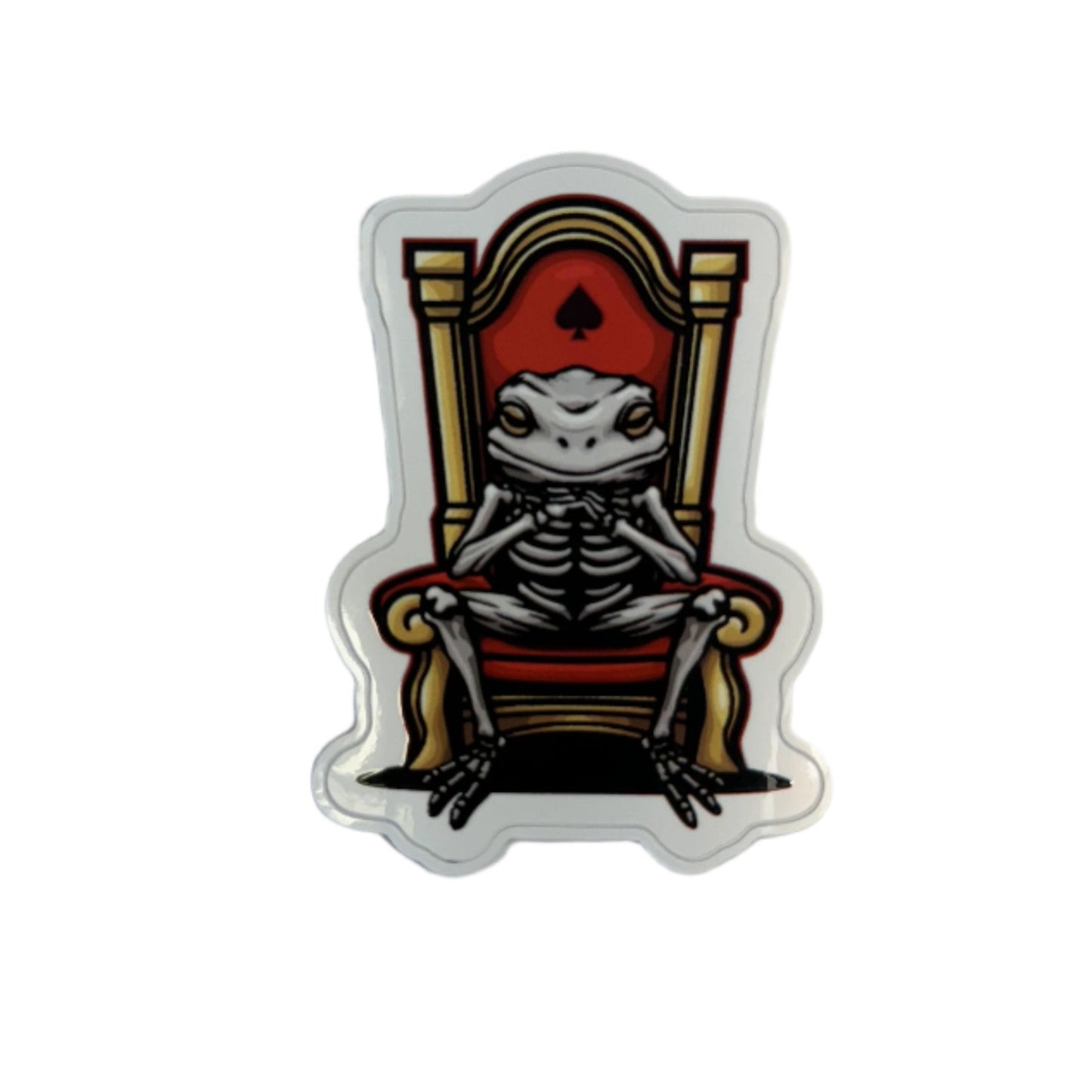 Frogeyed Throne Vinyl Sticker